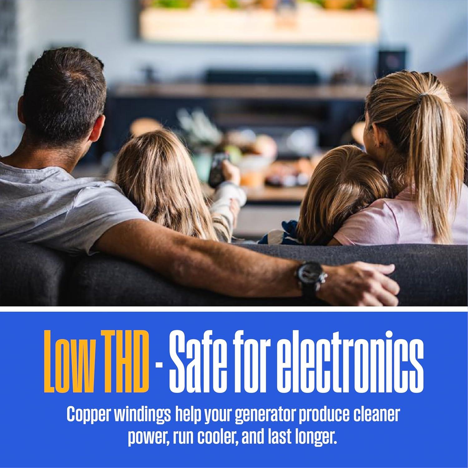 image:imageWestinghouse 11000 Peak Watt TriFuel Portable Inverter Generator Remote Start Transfer Switch Ready GasPropaneNatural Gas Powered Low THD Safe for Electronics Parallel Capable CO Sensor8200 Watts Inverter Tri Fuel