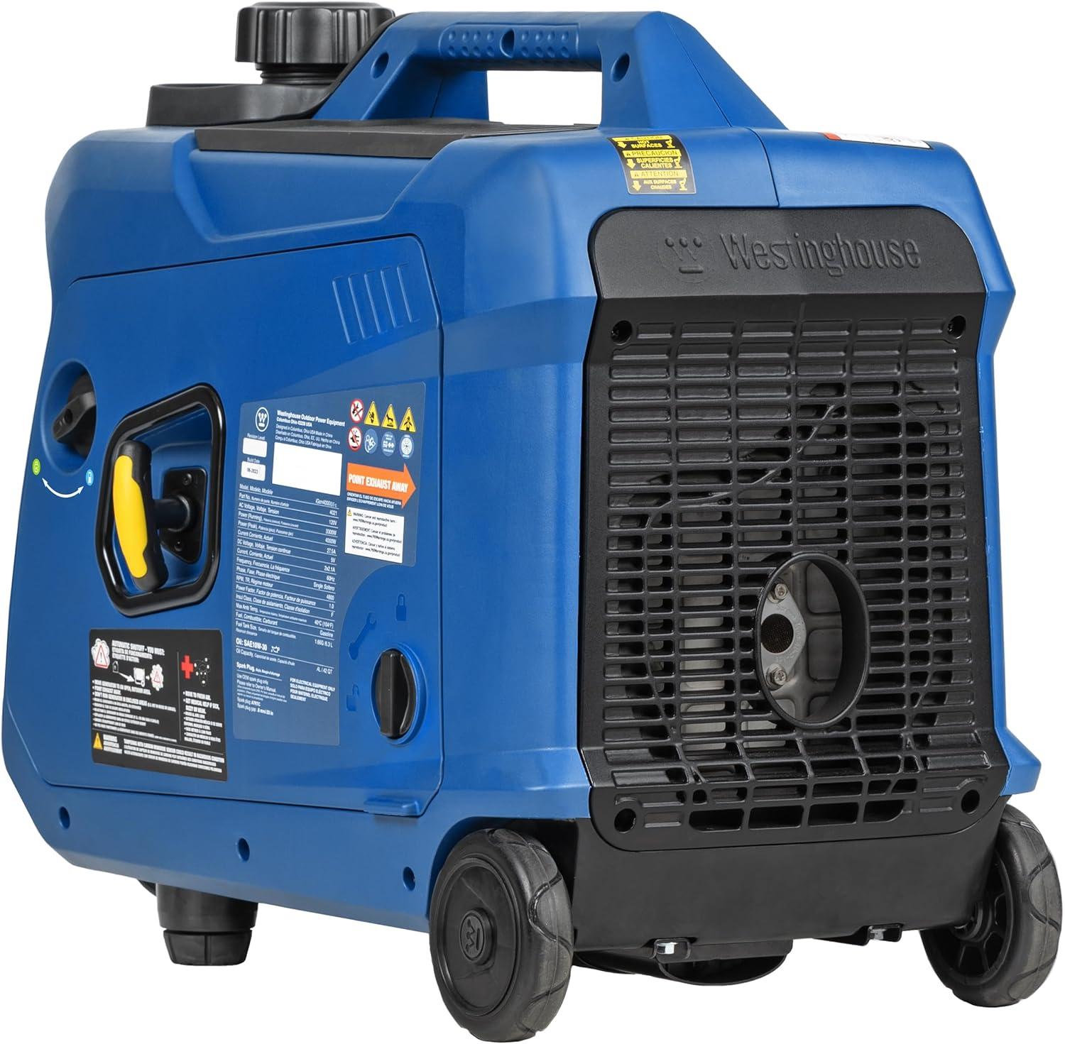 image:imageWestinghouse 4000 Peak Watt Super Quiet Dual Fuel Portable Inverter Generator Remote Electric Start Gas amp Propane Powered RV Ready CO Sensor Parallel Capable4000 Watts Dual Fuel Remote Start
