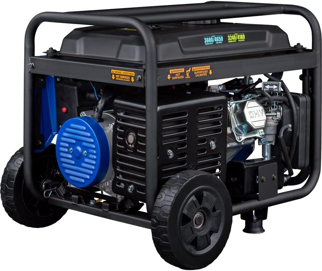 image:imageWestinghouse 4650 Peak Watt Dual Fuel Portable Generator RV Ready 30A Outlet Gas amp Propane Powered CO Sensor4650 Watts Dual Fuel Wheel Kit