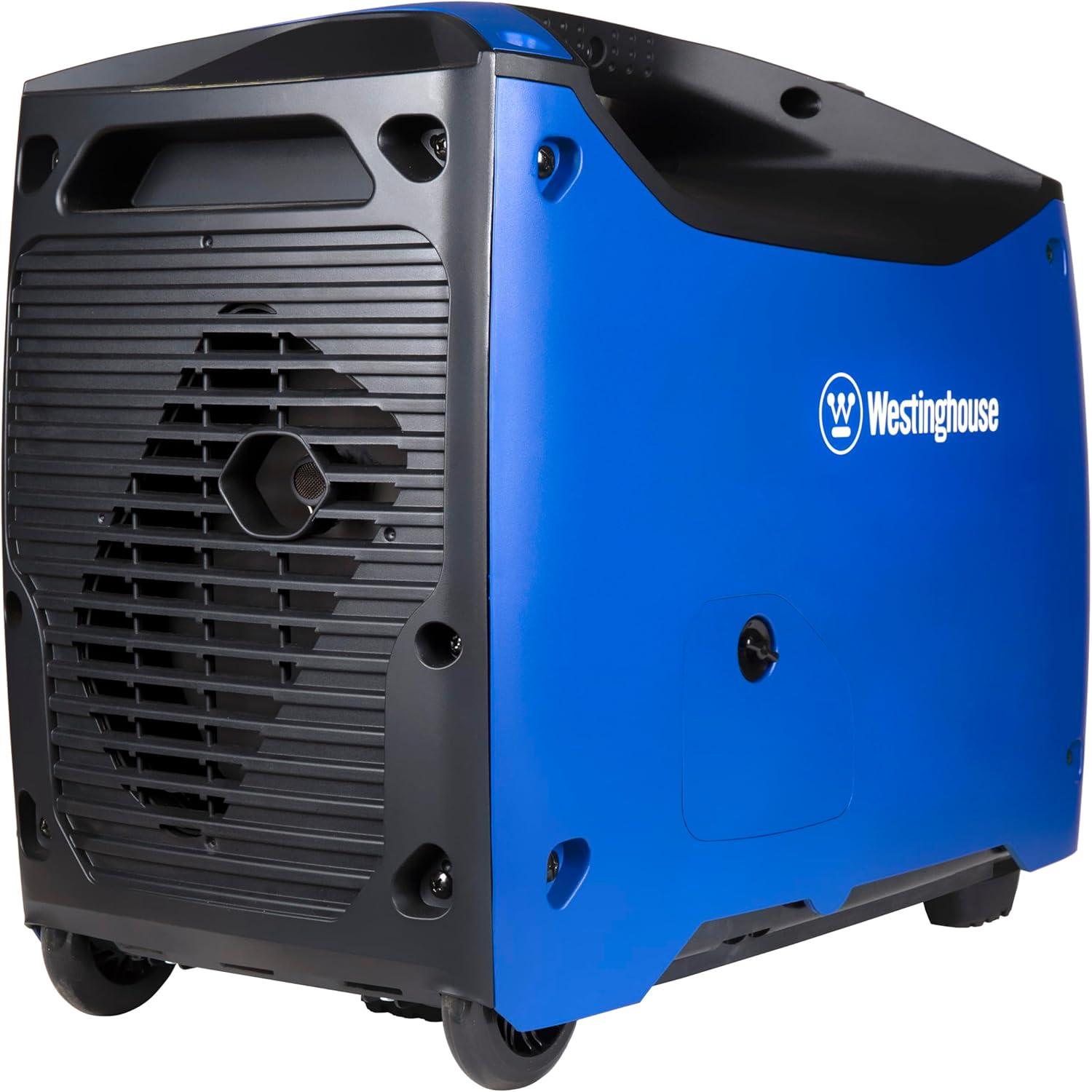image:imageWestinghouse 5000 Peak Watt Super Quiet Portable Inverter Generator Remote Electric Start with Auto Choke Wheel amp Handle Kit RV Ready Gas Powered Parallel Capable3700 Watts Gas Only RV Ready