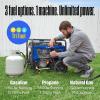 Westinghouse 12500 Peak Watt EFI Tri-Fuel Home Backup Portable Generator, Remote Electric Start, Transfer Switch Ready, Gas, Propane, and Natural Gas Powered, CARB Compliant(12500 Watts – Tri-Fuel)
