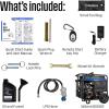 Westinghouse 18000 Peak Watt Tri-Fuel Home Backup Portable Generator, Remote Electric Start, Transfer Switch Ready, Gas, Propane, and Natural Gas Powered, CO Sensor(18000 Watts – Dual Fuel)