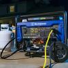 Westinghouse 4650 Peak Watt Dual Fuel Portable Generator, RV Ready 30A Outlet, Gas & Propane Powered, CO Sensor(4650 Watts – Dual Fuel – Wheel Kit)