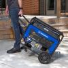 Westinghouse 4650 Peak Watt Dual Fuel Portable Generator, RV Ready 30A Outlet, Gas & Propane Powered, CO Sensor(4650 Watts – Gas Only – Wheel Kit)