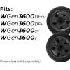 Westinghouse 4650 Peak Watt Dual Fuel Portable Generator, RV Ready 30A Outlet, Gas & Propane Powered, CO Sensor(Wheel Kit)