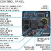 Westinghouse 5000 Peak Watt Super Quiet Portable Inverter Generator, Remote Electric Start with Auto Choke, Wheel & Handle Kit, RV Ready, Gas Powered, Parallel Capable(3700 Watts – Gas Only – RV Ready)