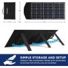 Westinghouse Portable 60W Solar Panel for Portable Power Stations, iPhone, iPad, Tablets, Laptop, with QC 3.0 USB and USB-C ports, DC Output, for Outdoors, Camping, RVs, and Travel,Black(60W Solar Panel)