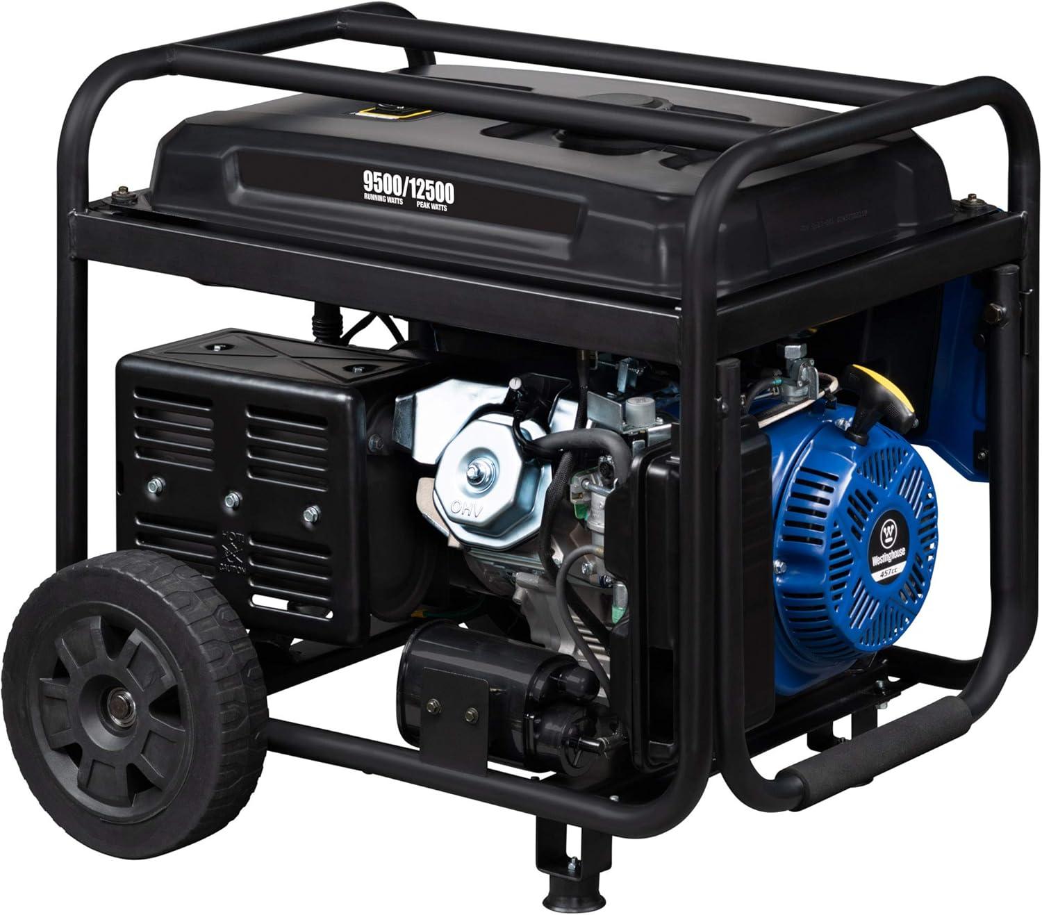 image:imageWestinghouse 12500 Peak Watt Dual Fuel Home Backup Portable Generator Remote Electric Start Transfer Switch Ready Gas and Propane Powered CO Sensor12500 Watts Gas Only