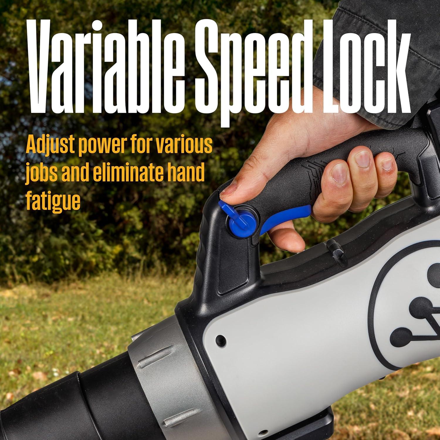 image:imageWestinghouse 20V Cordless Leaf Blower 350 CFM 110 MPH 2in1 Cordless String Trimmer and Edger 12 Inch Cutting Path with 40Ah Battery and Charger20V Leaf Blower