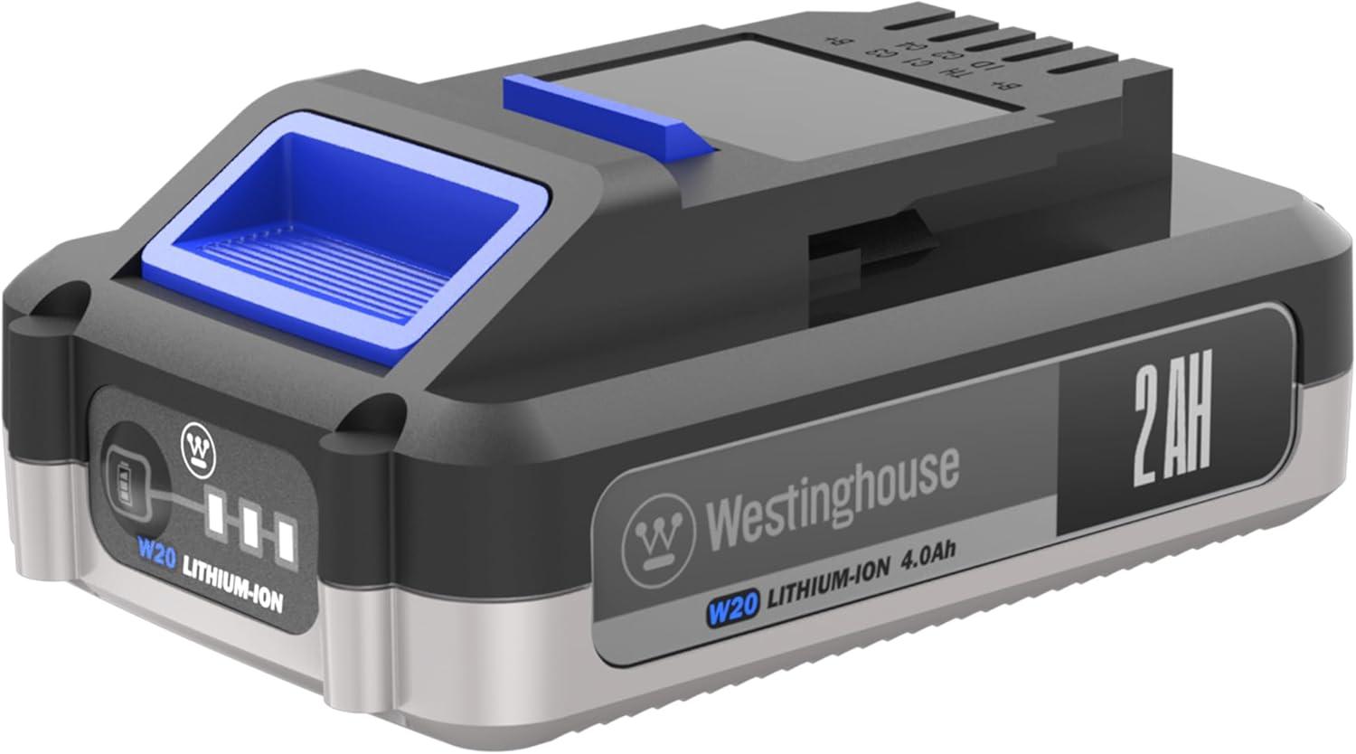 image:imageWestinghouse W20V2DP 20 Volt 4 Amp Dual Port Fast Charger Compatible 20V Batteries W20V2AH W20V4AH W20V5AH2Ah 20V Battery