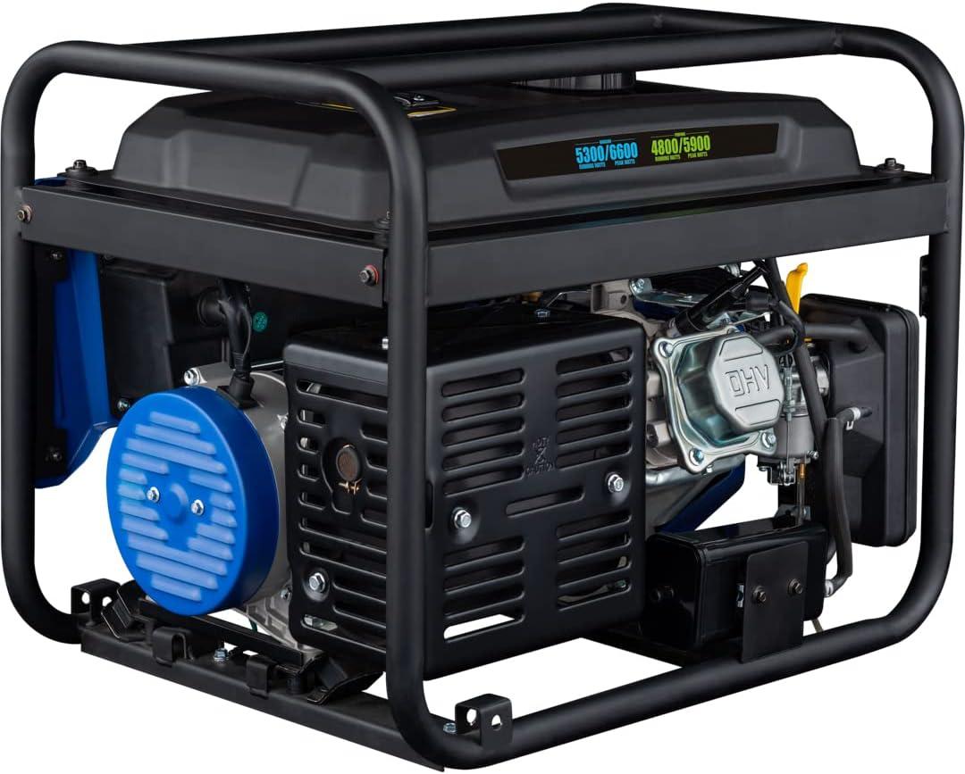 image:imageWestinghouse WGen5300DF Dual Fuel Home Backup Portable Generator 6600 Watts Remote Electric Start with Auto Choke Transfer Switch Ready RV Ready6600W Dual Fuel Remote Start