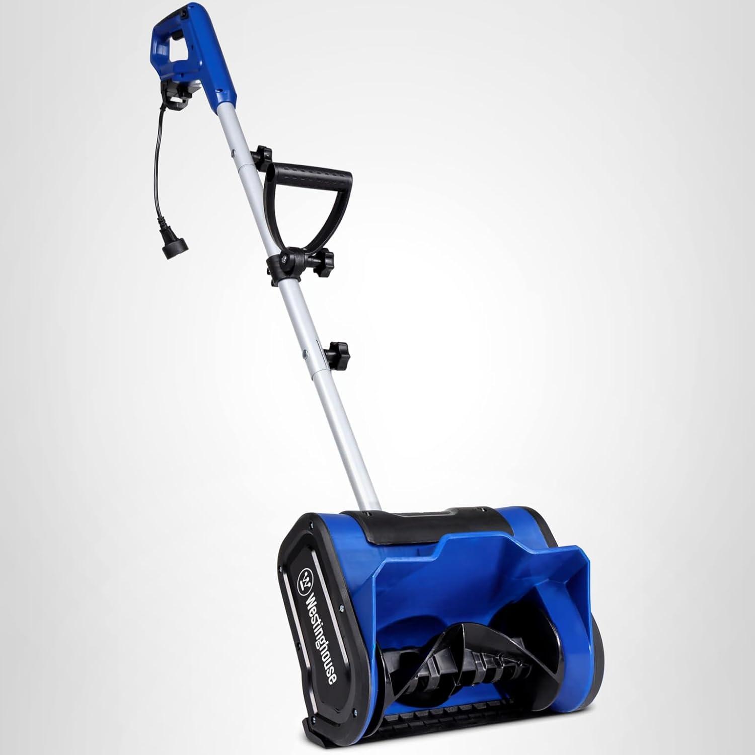 image:imageWestinghouse WSnow13S Corded Snow Shovel 13inches Wide Electric Snow Shovel with 20ft Throwing Distance Plows 430lbsmin for DrivewayStepsSidewalkPorch11 Inch