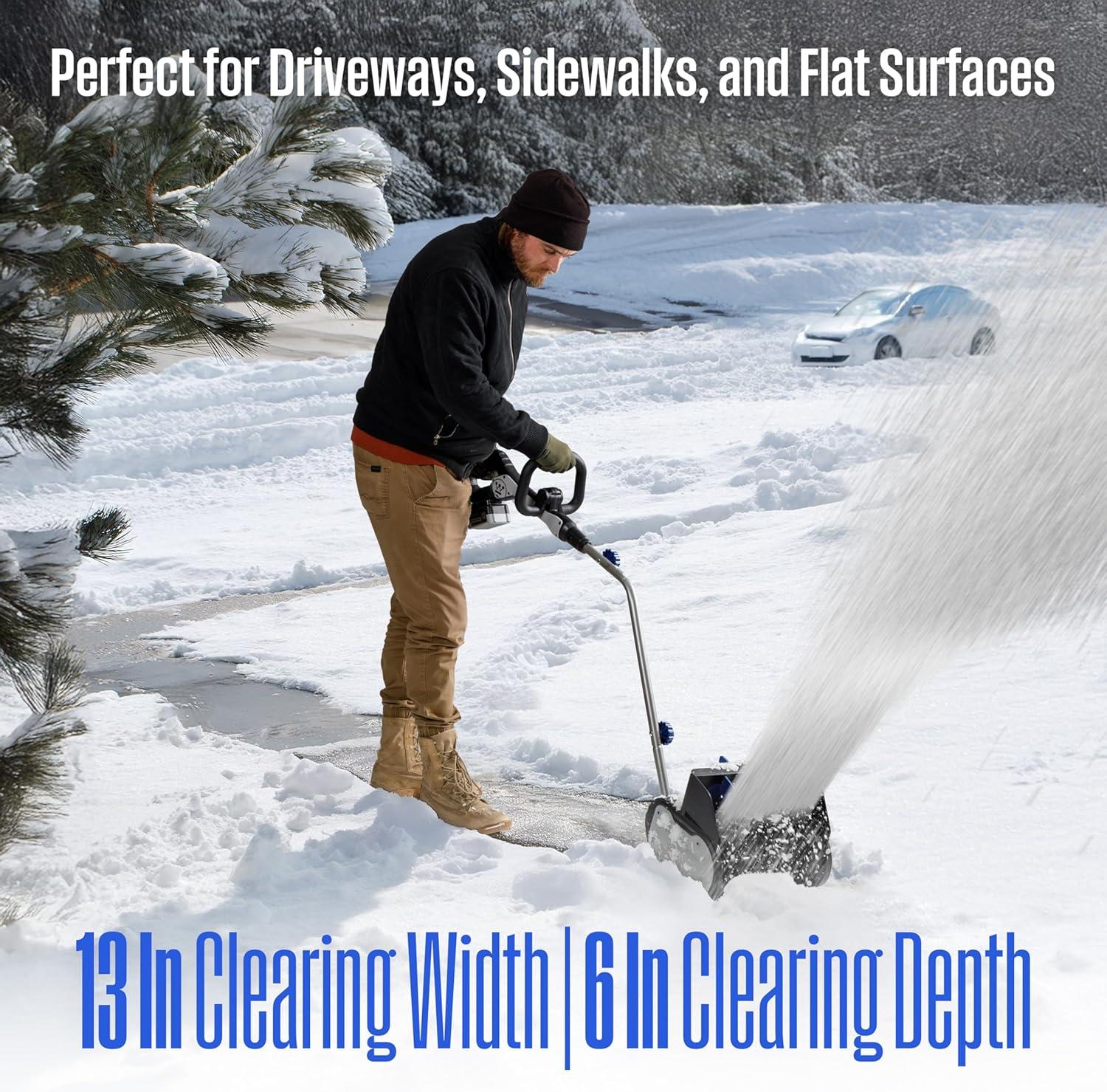 image:imageWestinghouse WSnow13ST 20V Cordless Snow Shovel 13 Inch Tool Only Electric Snow Shovel with 20ft Throwing Distance Plows 300lbsmin 20V Battery amp Charger Sold Separately13 Inch with Battery Charger