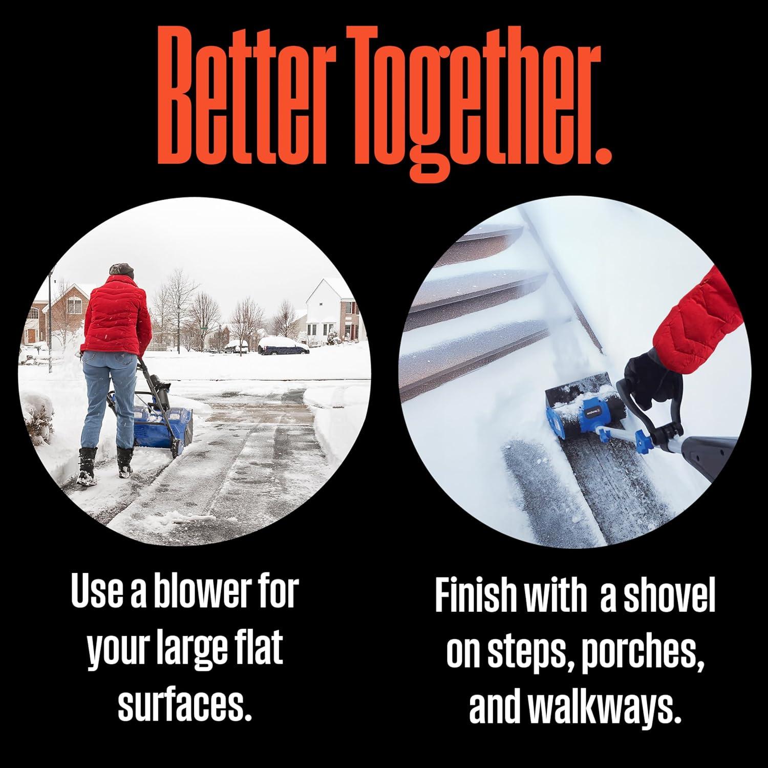 image:imageWestinghouse WSnow20 Corded Snow Blower 20 Inch Steel Auger Dual LED Lights 1800 Watt Motor Electric Snow Blower with 25ft Throwing Distance Plows 680lbsmin Adjustable Chute18 Inch Steel Auger