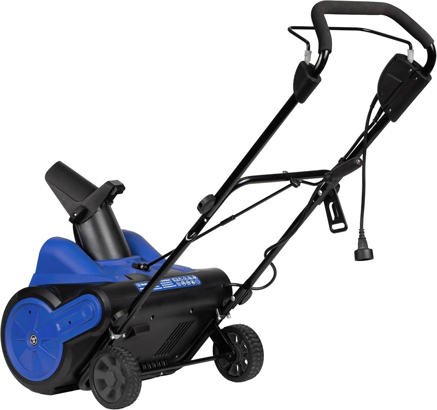 image:imageWestinghouse WSnow22 Corded Snow Blower 22 Inch Steel Auger Dual LED Lights Electric Snow Blower with 25ft Throwing Distance Plows 840lbsmin Adjustable Chute18 Inch