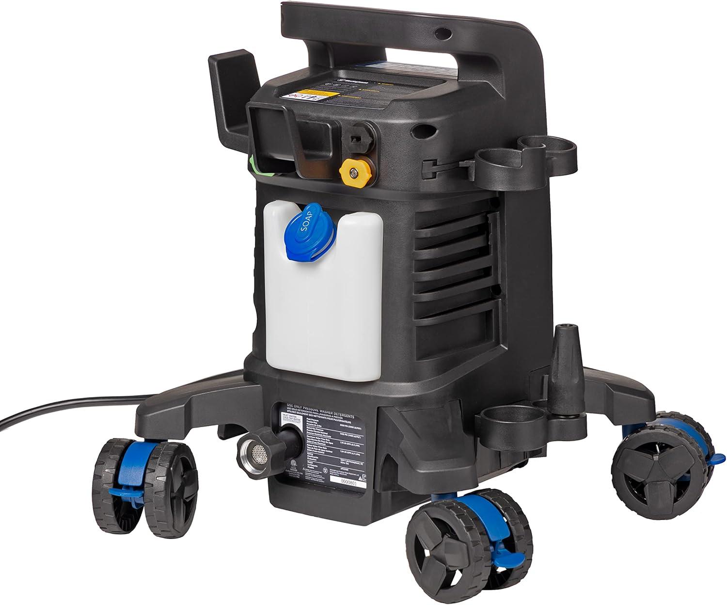 image:imageWestinghouse ePX3100 Electric Pressure Washer 2300 Max PSI 176 Max GPM with AntiTipping Technology Onboard Soap Tank ProStyle Steel Wand 5Nozzle Set for CarsFencesDrivewaysHomePatios2500 Max PSI