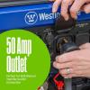 Westinghouse 12500 Peak Watt Dual Fuel Home Backup Portable Generator, Remote Electric Start, Transfer Switch Ready, Gas and Propane Powered, CO Sensor(13500 Watts – Dual Fuel – CO Sensor)