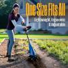 Westinghouse 14-Inch, 10 Amp Corded Electric Tiller Cultivator for Gardening, with 4 Steel Blades(6 in. Mini Tiller)