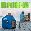 Westinghouse 1500 Peak Watt Super Quiet & Lightweight Portable Inverter Generator, Gas Powered, CO Sensor, Parallel Capable, Long Run Time,Blue(2800 Watts – Gas Only)