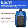Westinghouse 1500 Peak Watt Super Quiet & Lightweight Portable Inverter Generator, Gas Powered, CO Sensor, Parallel Capable, Long Run Time,Blue(2800 Watts – Gas Only)