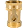 Westinghouse Garden Hose Shutoff Valve, Heavy-Duty Solid Brass, 3/4” GHT, One Extra Rubber Washer