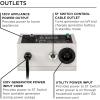 Westinghouse Outdoor Power Equipment ST Switch with Smart Portable Automatic Transfer Technology Home Standby Alternative, For Sump Pumps, Refrigerators, and More, Black and White