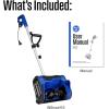 Westinghouse WSnow13S Corded Snow Shovel, 13-inches Wide, Electric Snow Shovel with 20ft Throwing Distance, Plows 430lbs/min for Driveway/Steps/Sidewalk/Porch(11 Inch)