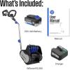 Westinghouse WSnow13ST 20V Cordless Snow Shovel 13 Inch Tool Only, Electric Snow Shovel with 20ft Throwing Distance, Plows 300lbs/min (20V Battery & Charger Sold Separately)(11 Inch with Battery & Charger)