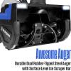 Westinghouse WSnow22 48V Cordless Snow Blower 22 Inch Kit, Steel Auger, LED Lights, 1600W Brushless Motor, 25ft Throwing Distance, Plows 840lbs/min, Compatible with Snow Joe Batteries(22 Inch with Battery/Charger)