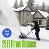 Westinghouse WSnow22T 48V Cordless Snow Blower 22 Inch Tool, Steel Auger, Brushless Motor, 25ft Throwing Distance, Plows 840lbs/min, Compatible with Snow Joe Batteries (Battery & Charger Not Included)(22 Inch with Battery/Charger)