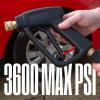 Westinghouse ePX3100 Electric Pressure Washer, 2300 Max PSI 1.76 Max GPM with Anti-Tipping Technology, Onboard Soap Tank, Pro-Style Steel Wand, 5-Nozzle Set, for Cars/Fences/Driveways/Home/Patios(Short Gun)
