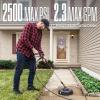Westinghouse ePX3100 Electric Pressure Washer, 2300 Max PSI 1.76 Max GPM with Anti-Tipping Technology, Onboard Soap Tank, Pro-Style Steel Wand, 5-Nozzle Set, for Cars/Fences/Driveways/Home/Patios(12″ Surface Cleaner)
