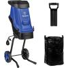 Westinghouse 1.7-Inch 15 Amp Corded Electric Mulcher Chipper Shredder with 12 Gallon Collection Bag for Easy Cleanup Ideal for Branches and Twigs