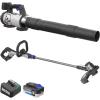 Westinghouse 20V Cordless Leaf Blower, 350 CFM, 110 MPH + 2-in-1 Cordless String Trimmer and Edger, 12 Inch Cutting Path with 4.0Ah Battery and Charger(Leaf Blower/String Trimmer Kit)