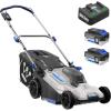 Westinghouse 40V 18 Inch Brushless Cordless (Push) Lawn Mower, 6 Height Positions, 2 4.0Ah Batteries and Charger Included(40V 18″ Mower)