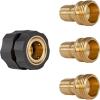 Westinghouse Heavy-Duty, M22-14MM Quick-Connect Pressure Washer Hose Fittings 4-Piece Kit