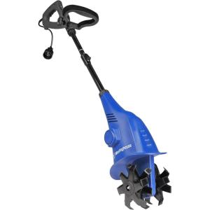 Westinghouse 14-Inch, 10 Amp Corded Electric Tiller Cultivator for Gardening, with 4 Steel Blades(6 in. Mini Tiller)