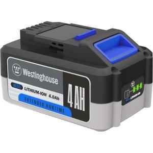 Westinghouse W20V2DP 20 Volt 4 Amp Dual Port Fast Charger, Compatible 20V Batteries (W20V2AH, W20V4AH, W20V5AH)(4Ah 20V Battery)