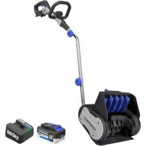 Westinghouse WSnow13S 20V Cordless Electric Snow Shovel Kit, 13-inches Wide, 20V 4Ah Battery Included, 20 ft. Throwing Distance, plows 350 lbs/min for Driveway/Steps/Sidewalk/Porch(13 Inch with Battery & Charger)