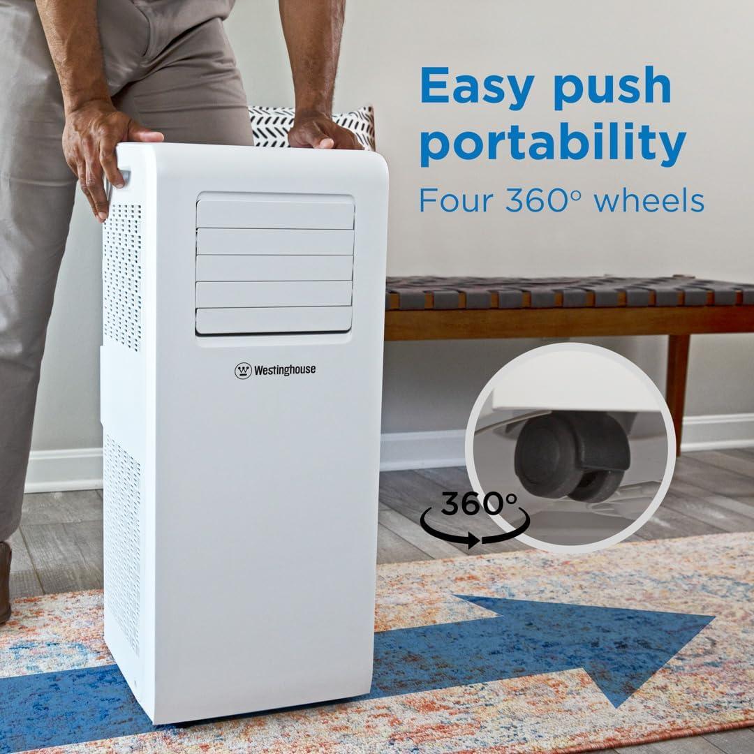 image:imageWestinghouse 10000 BTU Portable Air Conditioner with Home Dehumidifier Remote Control For Rooms Up To 450 Square Feet10 000 BTU ASHRAE