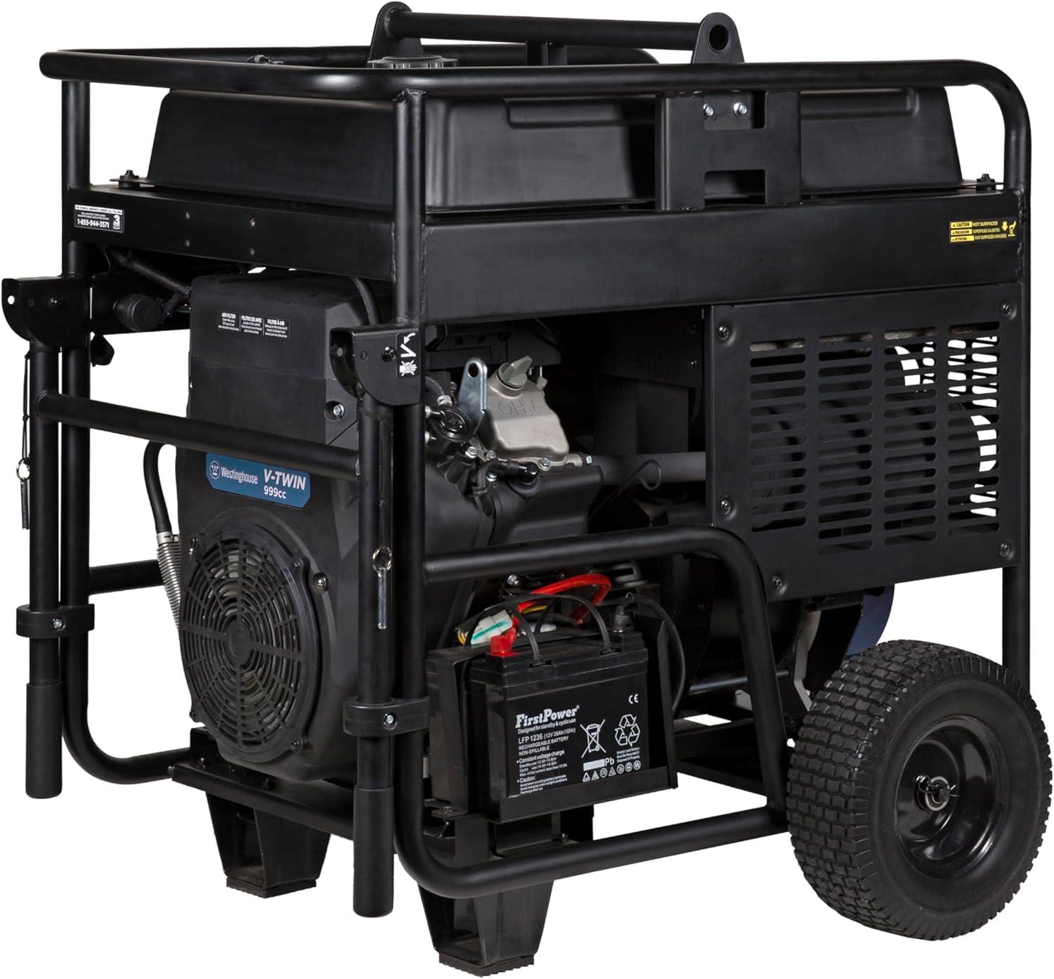 image:imageWestinghouse 28000 Peak Watt Home Backup Portable Generator Remote Electric Start with Auto Choke Transfer Switch Ready 30A amp 50A Outlets Gas Powered CO SensorBlue28000 Watts Gas Only