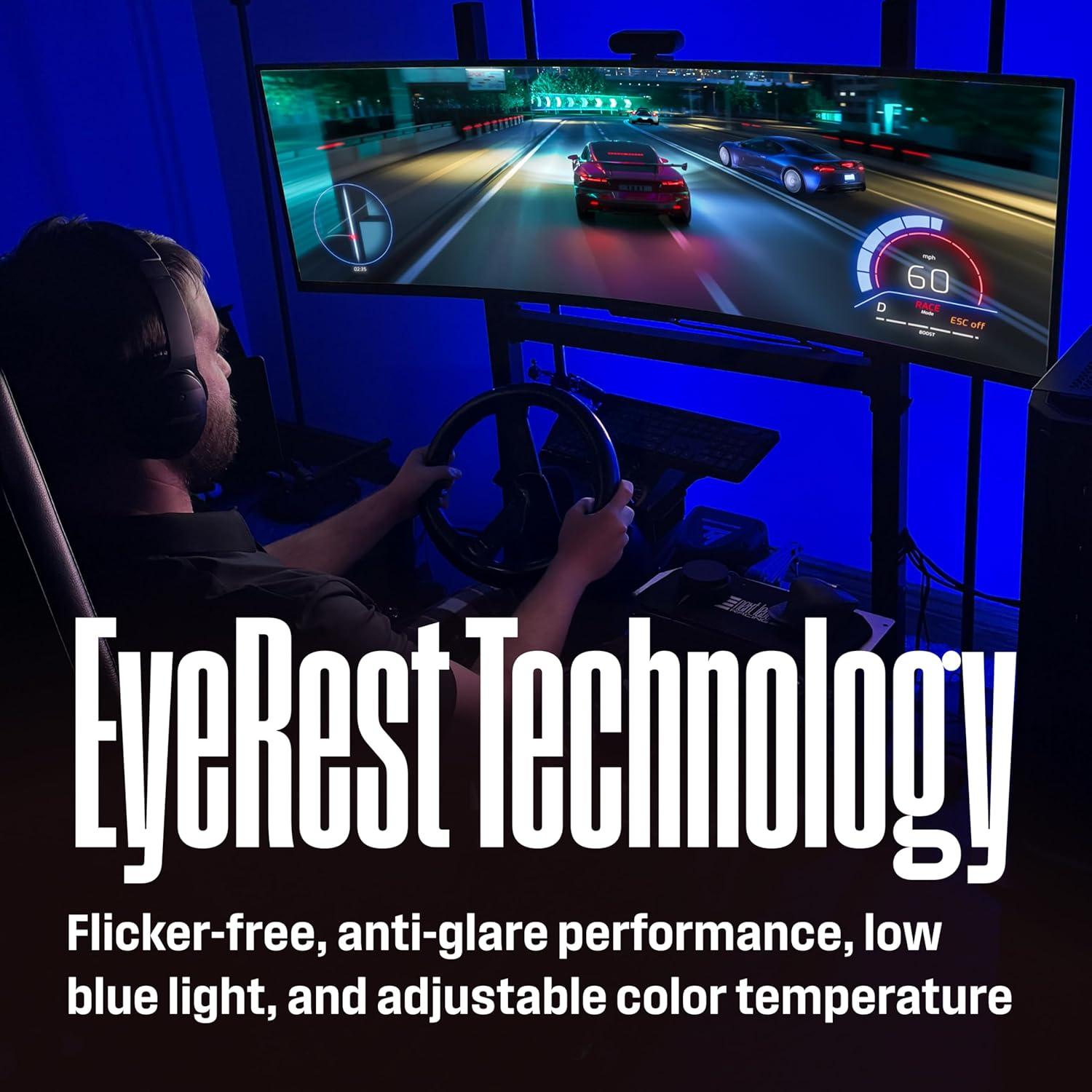image:imageWestinghouse 34 Inch Curved Ultrawide Gaming Monitor 180Hz 1 ms AMD FreeSync Support Low Motion Blur 1500R Curve 3440 x 1440 for PC Games with Built in Speakers 2X DisplayPort 2X HDMI49 Inch 2026 Model