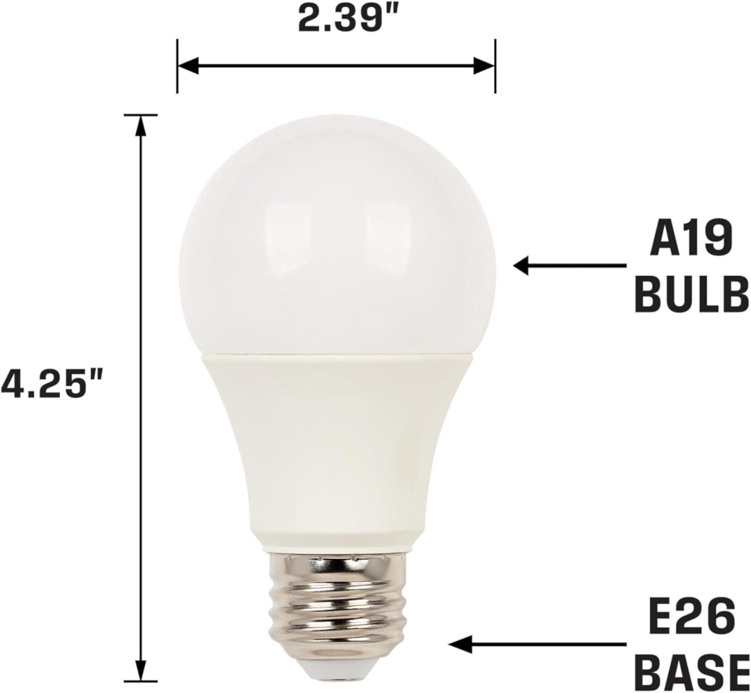 image:imageWestinghouse 5229000 14 Watt 100 Watt Equivalent A19 Daylight LED Light Bulb Medium Base ClearLED New Version