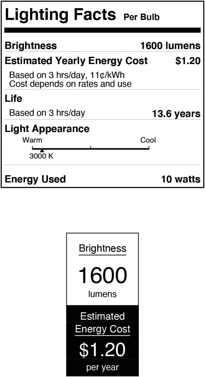 image:imageWestinghouse 5316500 65 Watt 60 Watt Equivalent A19 Dimmable Clear Filament LED Light Bulb Medium Base Single10w 3000k Clear
