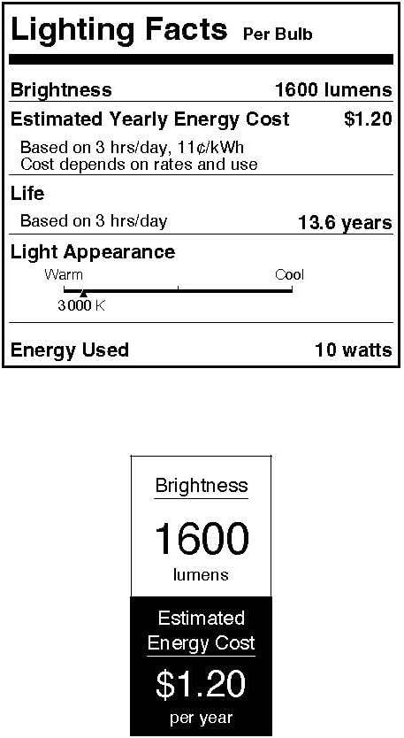 image:imageWestinghouse 5316500 65 Watt 60 Watt Equivalent A19 Dimmable Clear Filament LED Light Bulb Medium Base Single10w 3000k Clear