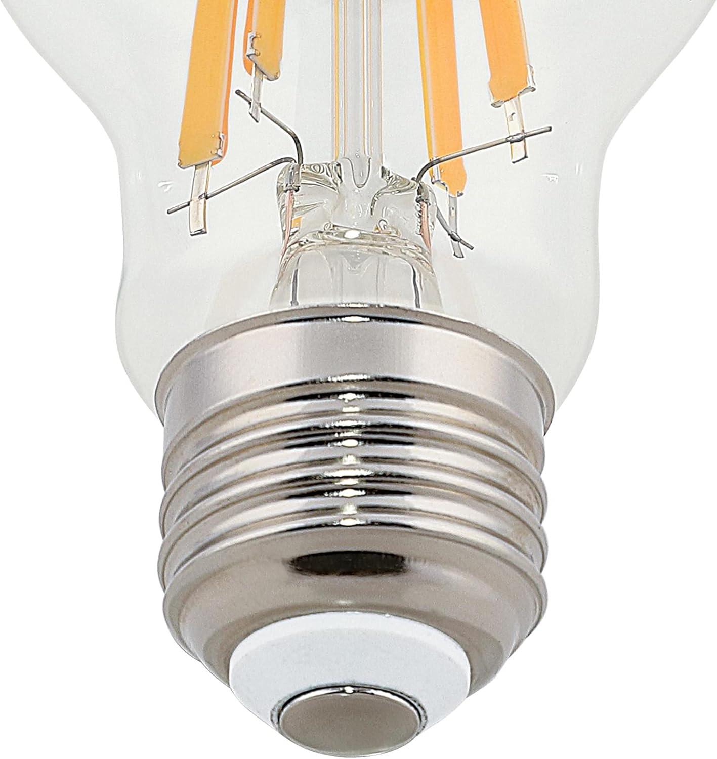 image:imageWestinghouse 5316500 65 Watt 60 Watt Equivalent A19 Dimmable Clear Filament LED Light Bulb Medium Base Single8w 2700k Clear