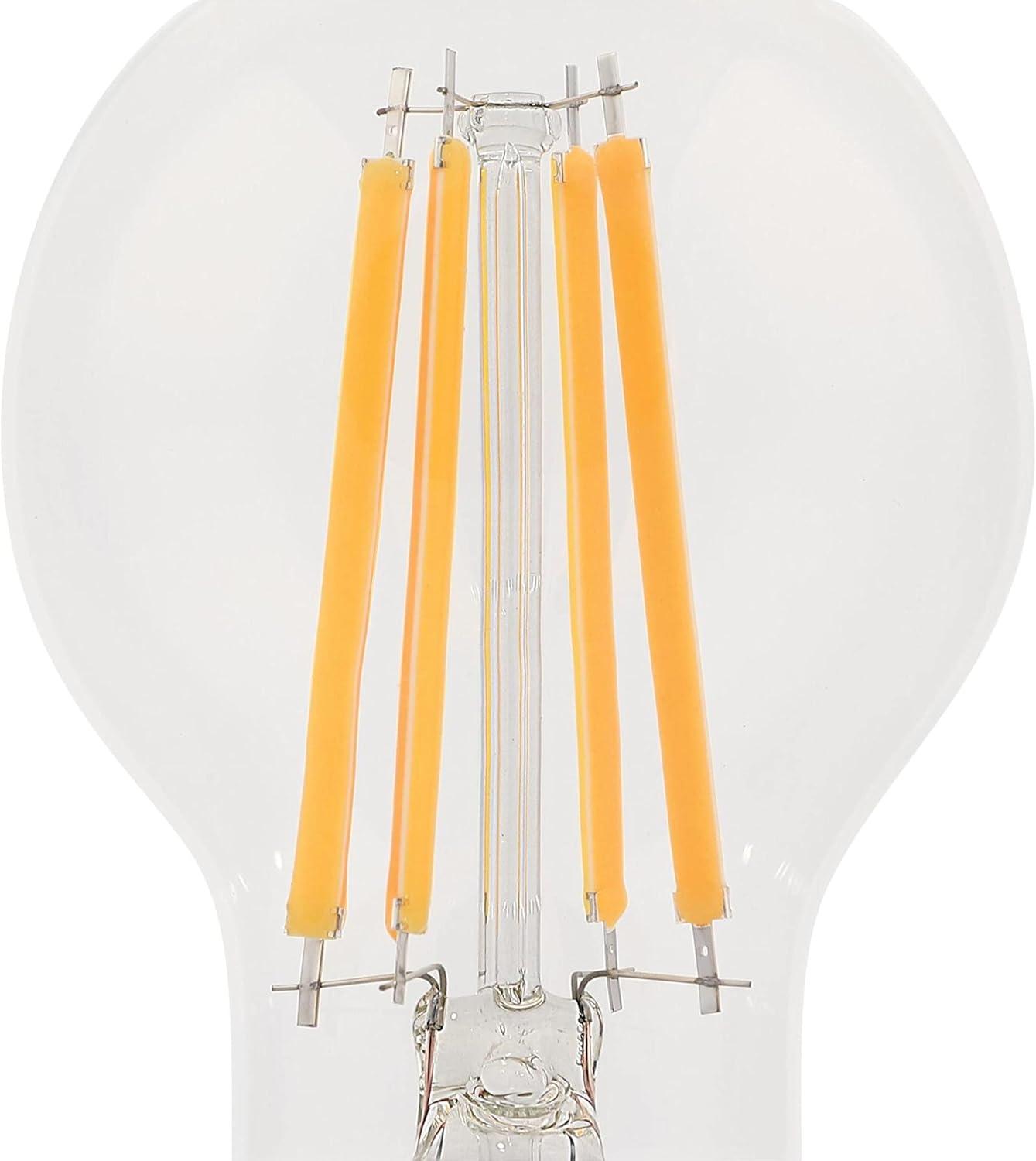 image:imageWestinghouse 5316500 65 Watt 60 Watt Equivalent A19 Dimmable Clear Filament LED Light Bulb Medium Base Single8w 2700k Clear