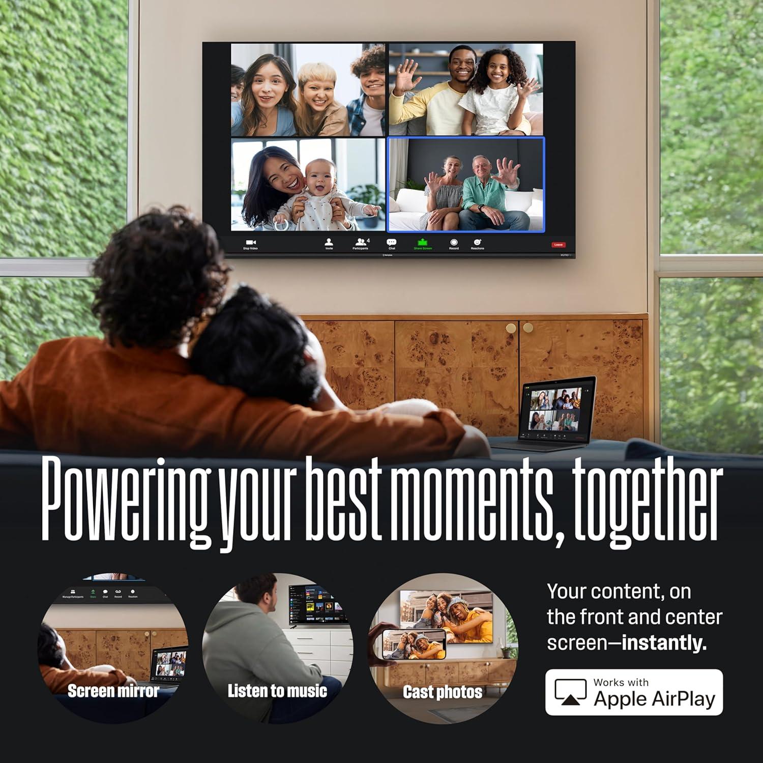 image:imageWestinghouse 55inch Smart TV 4K UHD Xumo TV w HDR10 Voice Remote Dolby Vision Dolby Atmos Edgeless Flat Screen LED Television wBluetooth Apple AirPlay WiFi amp Mobile Connectivity50 Inch UHD