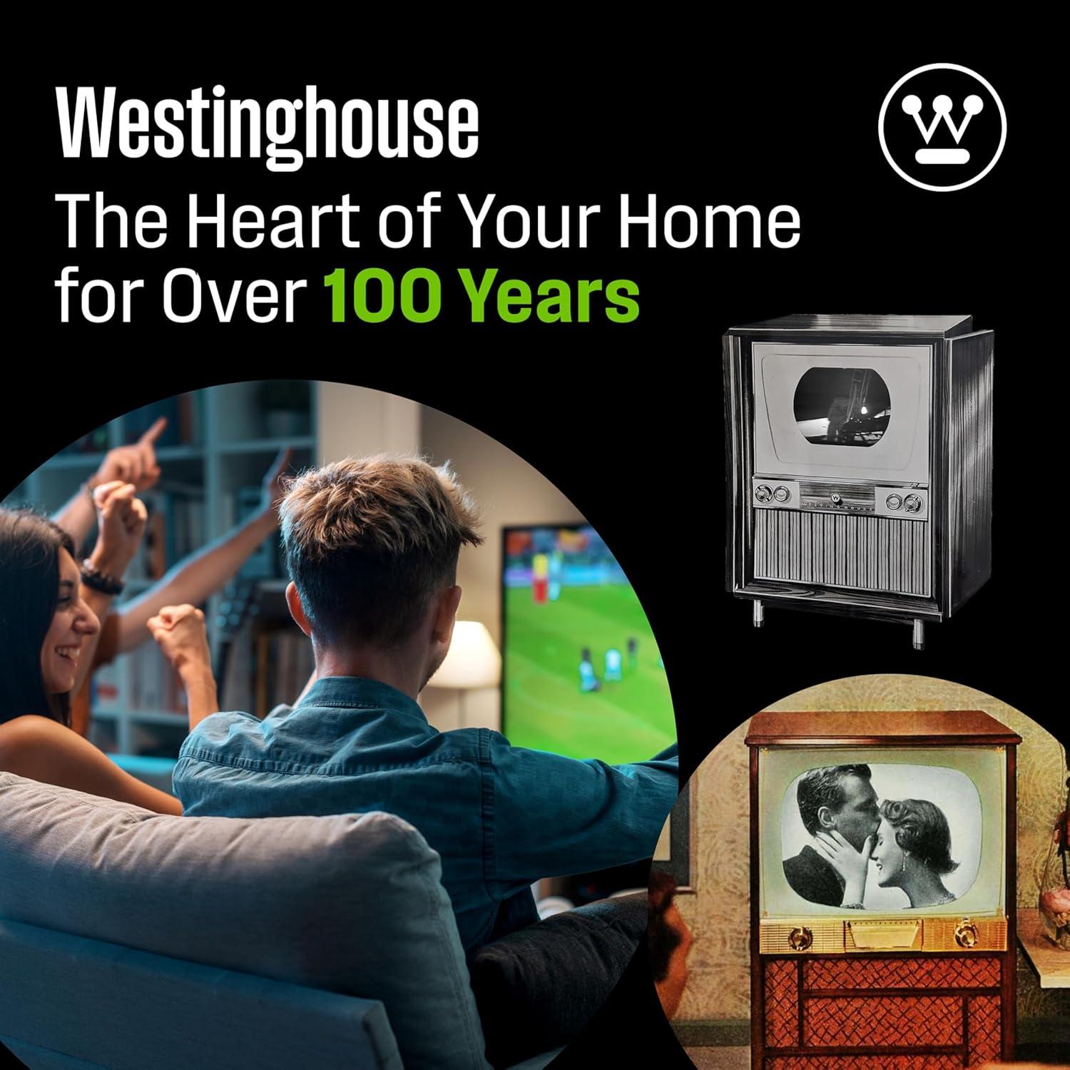 image:imageWestinghouse 55inch Smart TV 4K UHD Xumo TV w HDR10 Voice Remote Dolby Vision Dolby Atmos Edgeless Flat Screen LED Television wBluetooth Apple AirPlay WiFi amp Mobile Connectivity43 Inch UHD