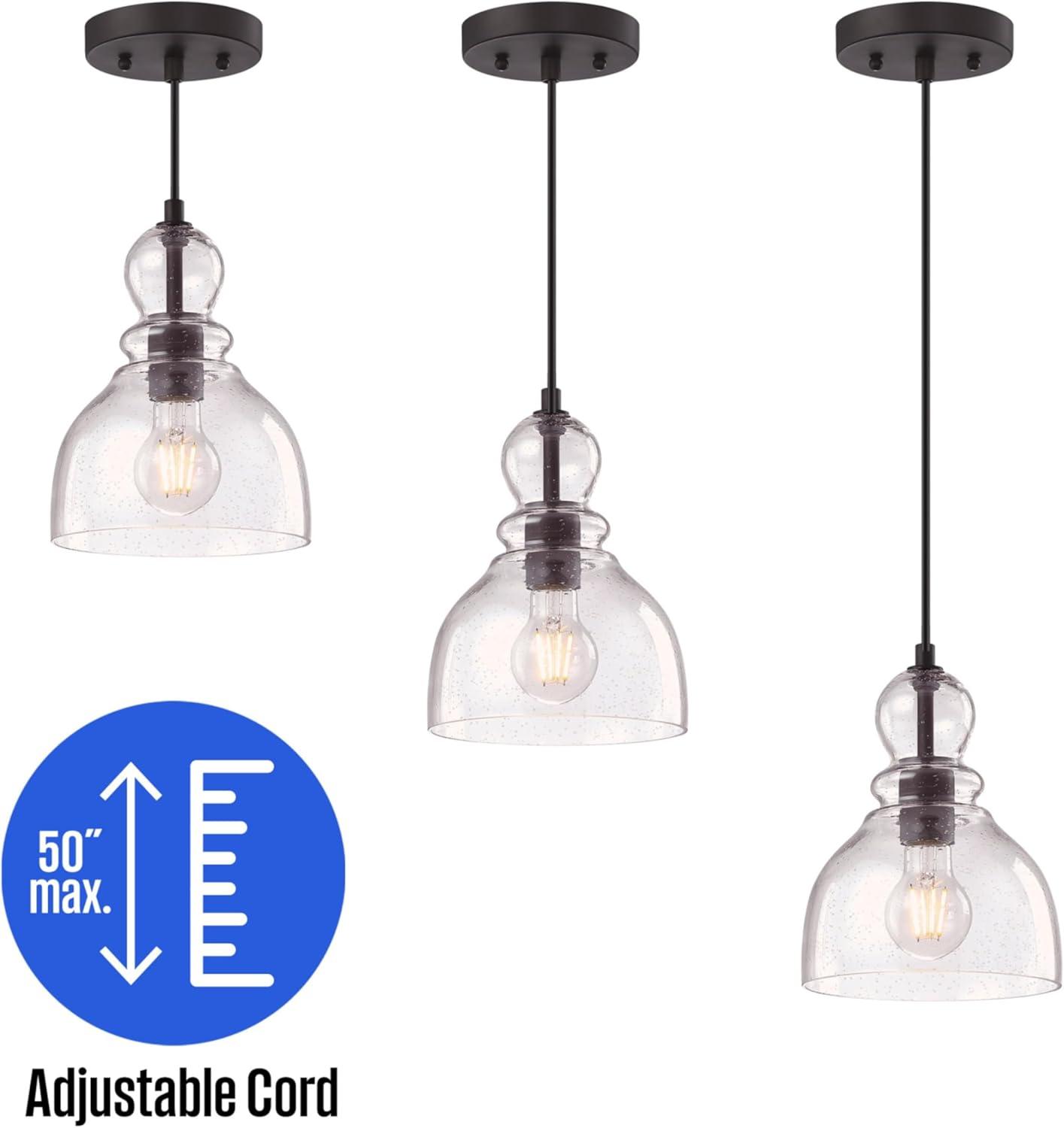 image:imageWestinghouse 6100800 Fiona Pendant 1Light Oil Rubbed BronzeOilRubbed Bronze